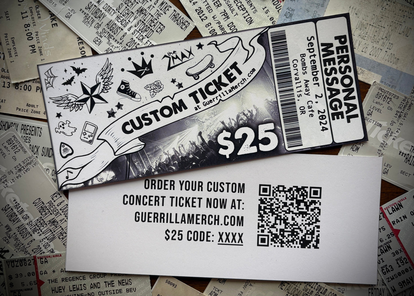 Custom Ticket GIFT PACK