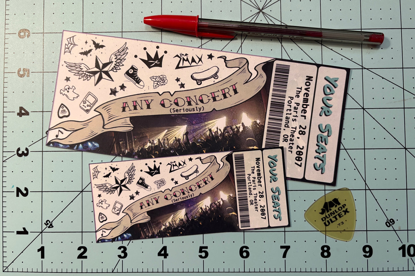 Promotional Physical Ticket Design