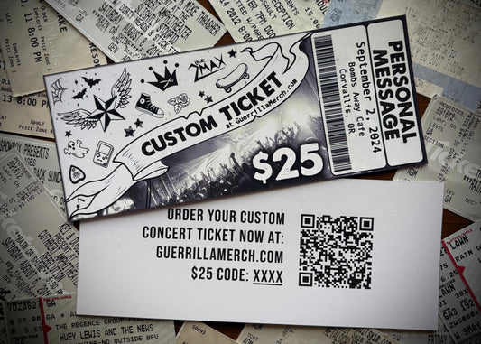 Custom Ticket GIFT PACK