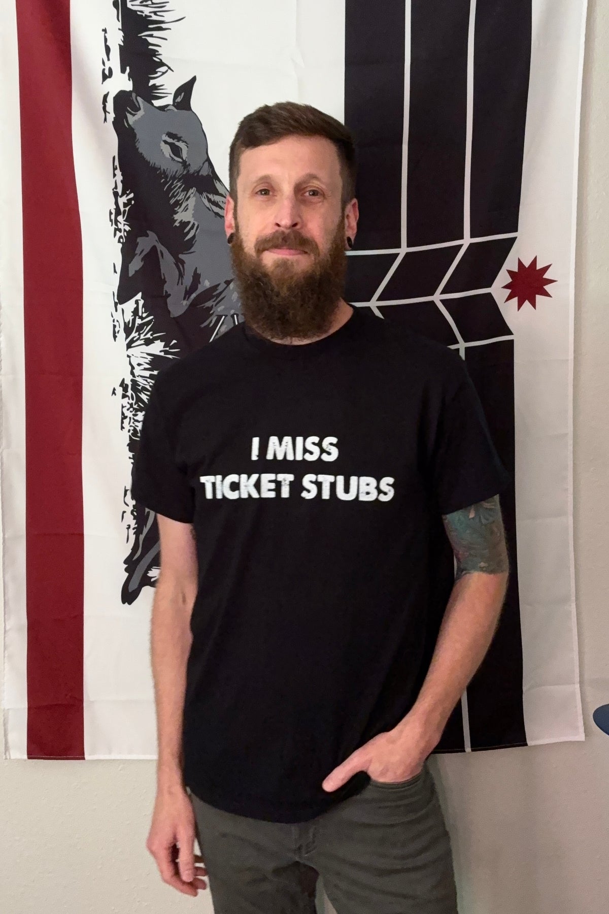 I MISS TICKET STUBS t-shirt